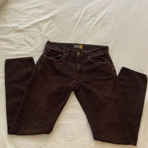 J. Crew Pants | J. Crew Men's 484 slim fit corduroy | Brown | 30W x 32L
